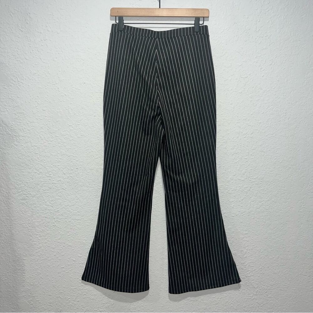 Patrizia Luca Flare Leg Pinstripe Pants - Picture 4 of 6
